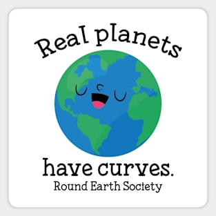 Real Planets Have Curves Magnet